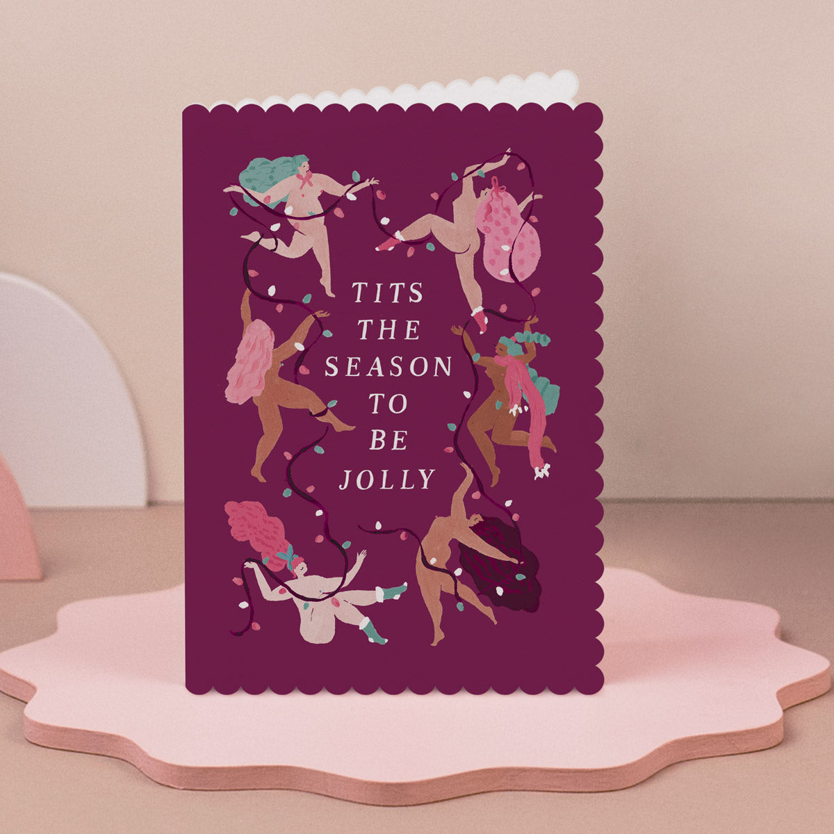 Feminist and funny Christmas card