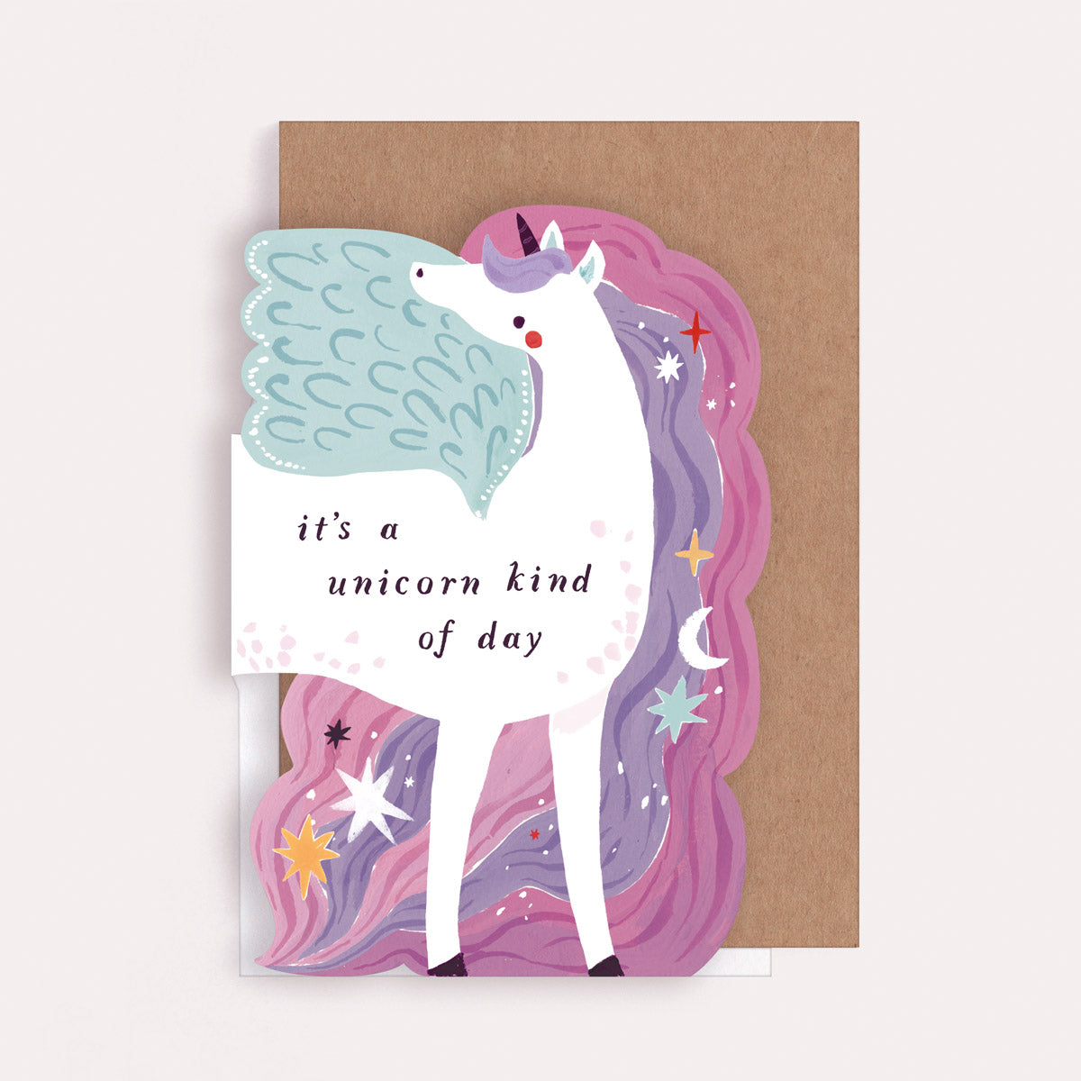 Unicorn Kids Birthday Card