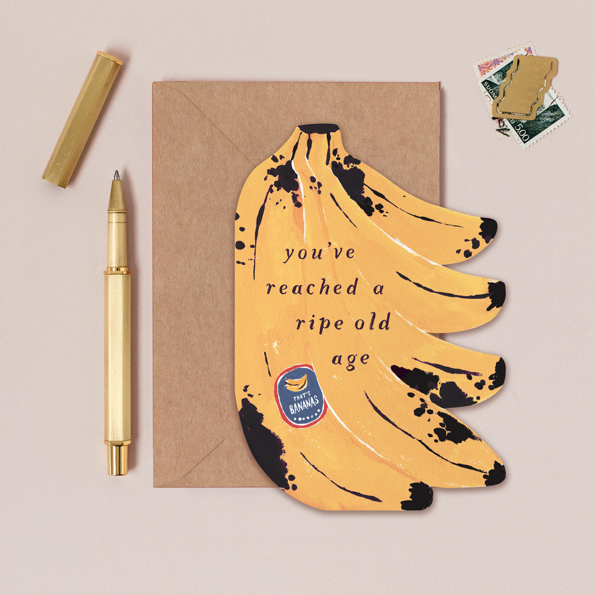 Ripe Bananas Funny Birthday Card