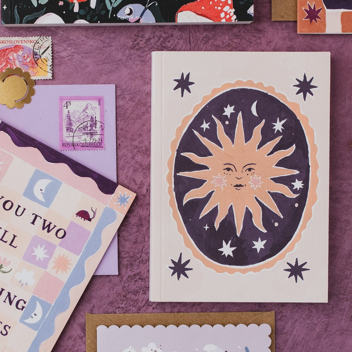 Sister Paper Co notebooks and pocket notebooks styled together