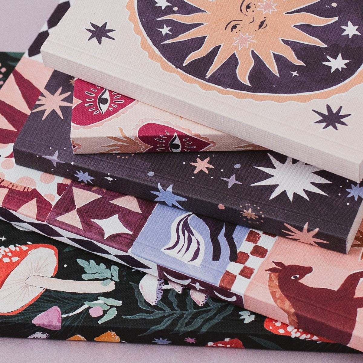 Sister Paper Co pocket notebooks displayed together