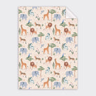 Safari animal print wrapping paper from the Kids gift wrap collection at Sister Paper Co.
