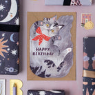 Cat birthday card by Sister Paper Co
