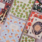 Croissant Cafe notebook styled with props