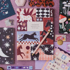 Wild & Free horse notebook styled with props