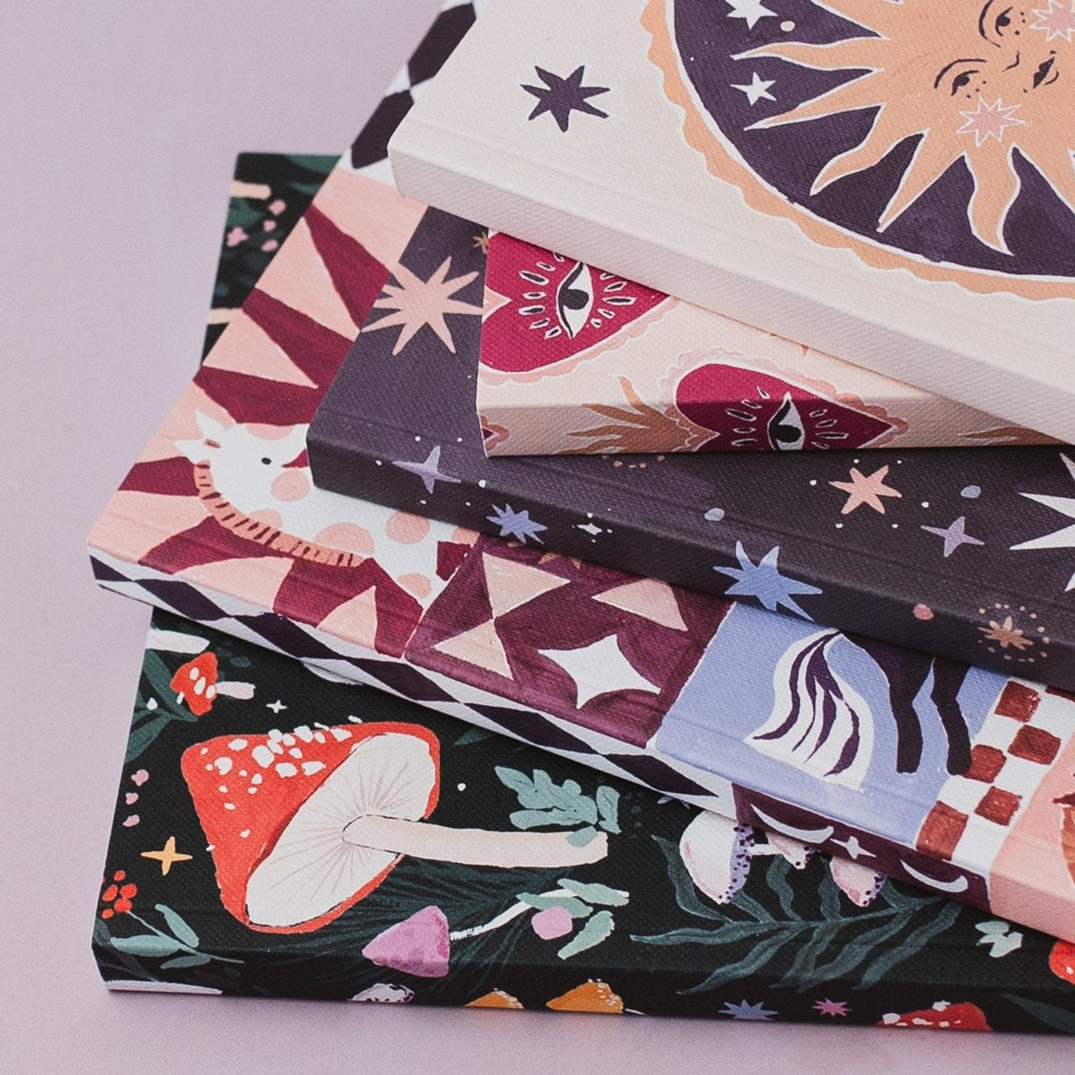Sister Paper Co pocket notebooks displayed together