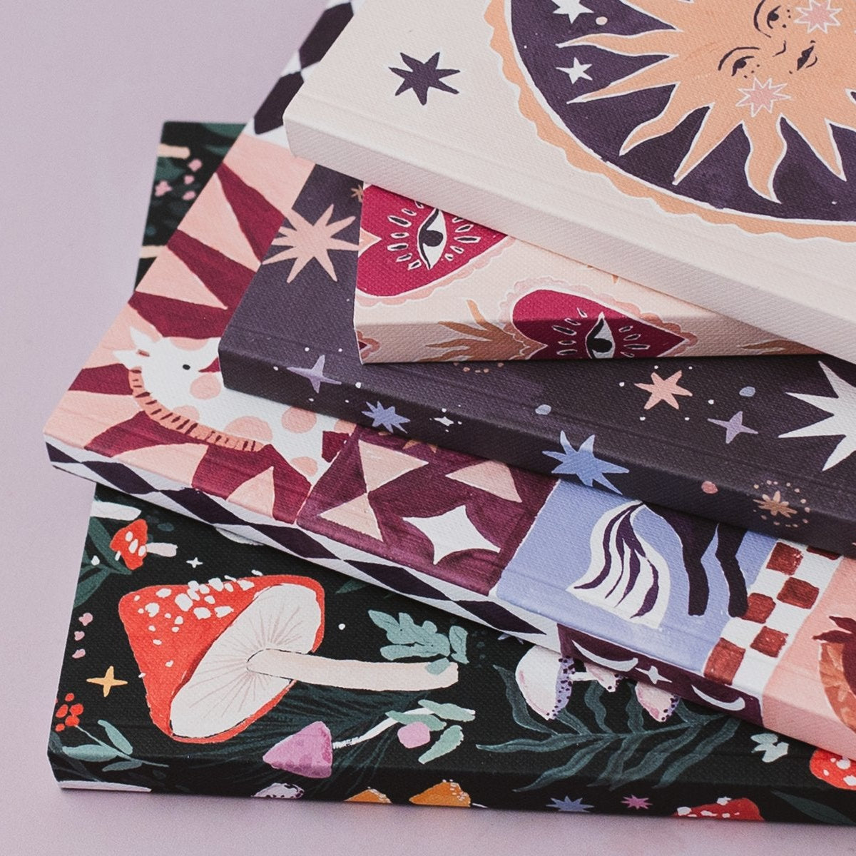 Sister Paper Co pocket notebooks styled together