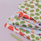 Sister Paper Co croissant stationery and gift wrap styled together