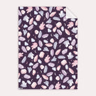 A crystals print on wrapping paper from the female birthday wrapping paper collection at Sister Paper Co.