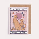 Happy Mother's Day to all proud lionesses with this Mother's day card from the Tarot Collection at Sister Paper Co. Featuring a mama lion and her cub.